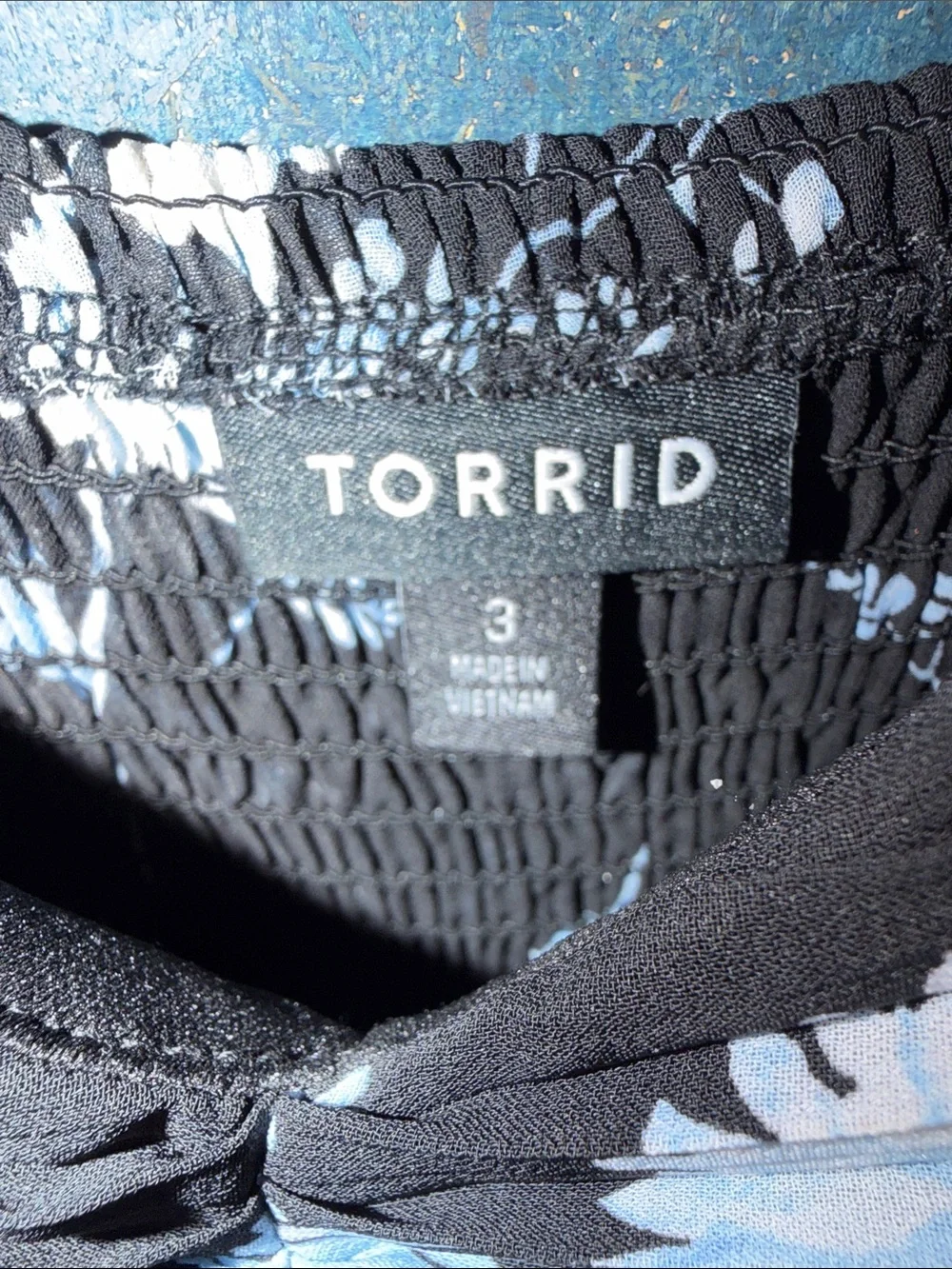 Torrid black floral sundress size 3 - Picture 3 of 4